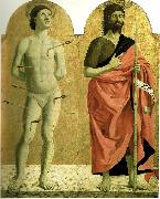 Piero della Francesca sts sebastian and john the baptist from the polyptych of the misericordia china oil painting reproduction